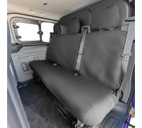 To Fit: Ford Transit Custom Rear Seat Covers Double Cab (Crew/DCIV) Fits VW Volkswagen Transporter T7 Back Seats