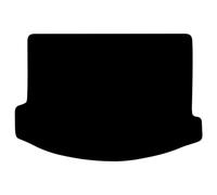 To Fit Jaguar E-Pace (2017+) (5 Door) Checker Rubber Boot Mat with Orange & Grey Dual Trim [CHECK-103603B]