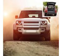 To Fit Land Rover Defender 110 Boot Liner 2007-2016 | Tailored Car Boot Protector, Dog Boot Mat With Rear Bumper Cover, All Weather, 5 Seater, Black