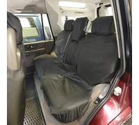 To Fit Land Rover Discovery 2 TD5 Seat Covers 1998-2004 Rear Set | Waterproof & Heavy Duty, Airbag Compatible, Easy To Fit - Tailored Rear Bench Black