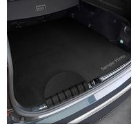 To fit Vauxhall Combo E 5/8 Seats (2018+) Tailored Black Carpet Boot Mat + Black Ribbed Trim (With the third row of seats folded)