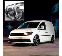 To Fit VW Caddy Maxi Life Kombi Seat Covers 2008-2020 Full Set | Waterproof & Heavy Duty, Airbag Compatible, Easy To Fit - Tailored 3 Rows Black