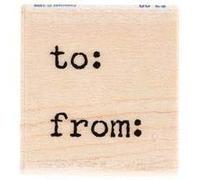 To & From Rubber StampNew by: CC