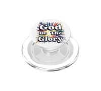 To God Be The Glory : multi colored rays PopSockets PopGrip for MagSafe