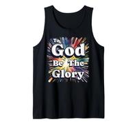 to God Be The Glory : Multi Colored Rays Tank Top