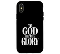 To God Be The Glory Protestant Christian Case for iPhone X/XS