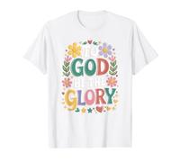 to God Be The Glory Value Graphic T-Shirt, Men, White, S
