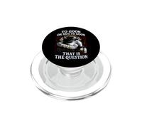 To Goon Or Not To Goon That Is The Question Thinking Cat PopSockets PopGrip for MagSafe
