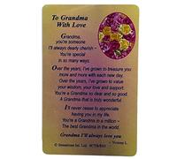 to Grandma with Love..Wallet Card (Sentimental Keepsake Wallet/Purse Card)