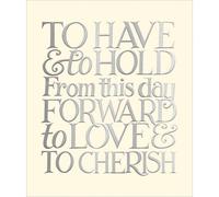 To Have & To Hold Emma Bridgewater Wedding Greeting Card Woodmansterne