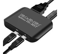 To HD to Converter Multiport Adapter Portable with 4K @ 60Hz for Monitor Smartphone Tablet Use in the Office Home and On the