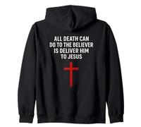 To Jesus, Funny Christian Zip Hoodie