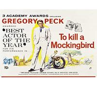To Kill A Mockingbird Gregory Peck Poster/Print/Picture Satin Photo Paper - A3-420mm x 297mm