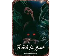To Kill the Beast Vintage Metal Tin Sign Movie Poster Wall Art Decor 8x12 Inch for Home Cafes Office Store Pubs Club Sign Gift