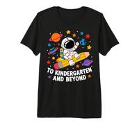 to Kindergarten and Beyond Astronaut Pencil Space. Premium T-Shirt