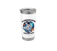 to Kindergarten and Beyond Boys Space Lover Astronaut School Stainless Steel Insulated Tumbler
