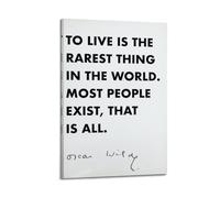 To Live Is The Rarest Thing in The WorldPosters Are Suitable for All Occasions Wall Room Decoration Aesthetics, Wall Art for Home DecorationFrame-style 20x30inch(50x75cm)