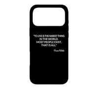 To Live Is The Rarest Thing Literature Teacher Oscar Wilde Case for iPhone 17 Pro Max