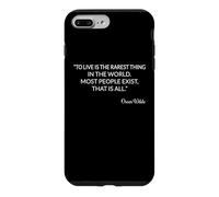 To Live Is The Rarest Thing Literature Teacher Oscar Wilde Case for iPhone 7 Plus/8 Plus