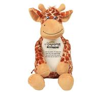 To My Amazing Boyfriend I'll Annoy You, Valentines Day Gifts, Soft Toys, Teddy Bear. (Giraffe)