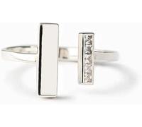 to My Best Friend - Thick & Thin Ring, Mother Daughter Thick and Thin Ring, Love Between is Everlasting, S925 Sterling Silver Adjustable Christmas Birthday Jewellery Gift for Women Girls (Silver,5-7)
