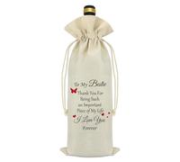to My Bestie Gifts Best Friend Friendship Gifts for Women Bestie Wine Bag Bestie Birthday Gifts Soul Sister Gifts Best Friend Appreciation Gifts Thank You Gift for Bestie Christmas Thanksgiving Day