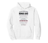 To My Bonus Dad Stepdad Daughter emotional father's day men Pullover Hoodie