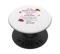 To My Bonus Mom From daughter for stepmom PopSockets Adhesive PopGrip