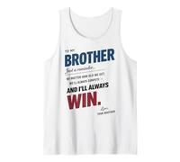 to My Brother Funny Siblings Birthday Father's Day Men Tank Top
