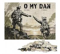 To My Dad Gift from Son Wooden Jigsaw Puzzle for Adults, 1000 Pieces