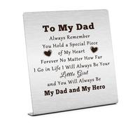 To My Dad Gifts from Daughter Inspirational Desk Decor for Father Dad Gifts for Fathers Day Thank You Dad Gifts Best Dad Ever Decorative Signs Appreciation Gifts Father Birthday Gifts Ideas for Dad
