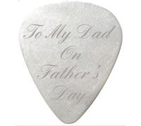 To My Dad On Fathers Day Guitar Pick / Plectrum with black velvet gift pouch