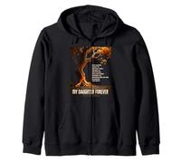 To My Daughter I Watched You Soar Father Forever Zip Hoodie