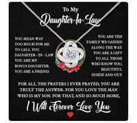 To My Daughter In Law Necklace, Daughter In Law Gifts From Mother In Law, Daughter In Law Birthday Gifts, Future Daughter In Law Gifts, Birthday Gifts For Daughter In Law, Daughter In Law Wedding