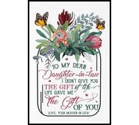 To My Daughter-in-law notebook: 6x9 inch lined writing journal for daily use