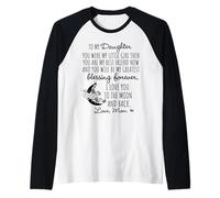 to My Daughter Little Girl Best Friend Blessing Forever Mom Raglan Baseball Tee
