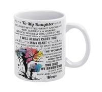 To My Daughter Mug,I Closed My Eyes For But A Moment MOm To Daughter,Gift for daughter from Mom,White Mug,Funny Coffee Mug,The Best Gift for Colleagues,Parents,And Grandparents,110z Men And Women