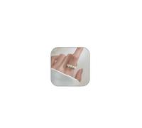 To My Daughter Ring Gift Anxiety Fidget Ring for Women Multi-layered Spinner Ring Silver Anxiety Spinner Ring for Relief Mood Ring Mother's Day Gift, Non-Precious Metal, No Gemstone