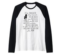 to My Daughter You are Braver Stronger Loved Love Mom Quote Raglan Baseball Tee