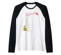 to My Guardian Mom Funny Son Mothers Day Women Birthday Raglan Baseball Tee