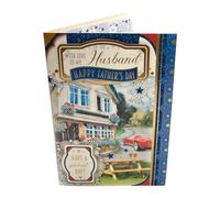 To My Husband Beautiful House Design Father's Day Card