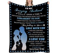 to My Husband Blanket Fleece Throw Romantic Blankets for Couch Sofa Bed Warm Flannel Throws for Women Men Gifts 50"x 60"