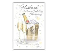 To My Husband - On Our Diamond Anniversary - 60th Wedding Anniversary Card