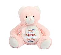 To My Husband/Wife When I Tell You I Love You Best Thing Ever themed Pink Teddy Bear Soft Toy for Boy or Girl. (Wife)