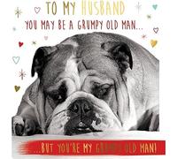To My Husband - You're My Grumpy Old Man - Greetings Card