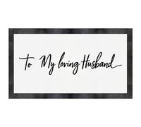 'To My Loving Husband' Pet Feeding Mat (PM00027215)