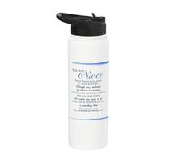 to My Niece Birthday Graduation Idea for Niece from Aunt Stainless Steel Insulated Water Bottle