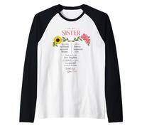 to My Sister Secret Keeper Forever Birthday Gifts Mother Day Raglan Baseball Tee