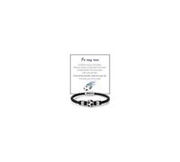 To My Son Bracelet from Mom Soccer Bracelets Leather Bracelet Gifts for Son Inspirational Birthday Gifts for Men, L, no gemstone