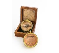 to My Son Compass with Beautiful Wooden Box | Gift for Son from Mom and Dad, Camping Compass Christmas, Graduation, Birthday, Baptism, First Communion Gift for Men Women Boys